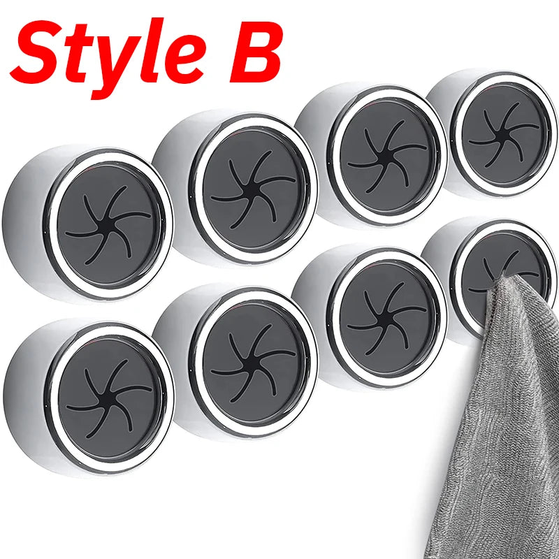 8/1Pcs Selbstklebende Handtuch Stecker Halter Wand Badezimmer Organisatoren Handtuch Haken Lagerung Rack Küche Lumpen Geschirrtuch clips